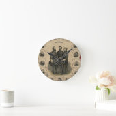 Zivile Kriegsheld Runde Wanduhr (Zuhause)