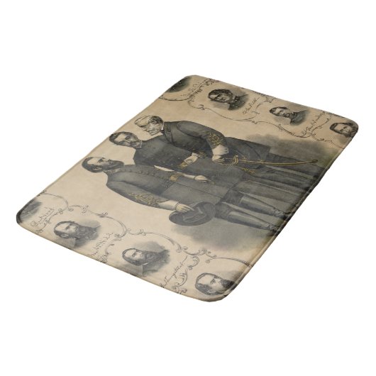 Zivile Kriegshelden Badematte (Schrägansicht)