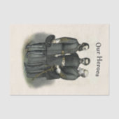 Zivile Kriegshelden der Konföderation Seidenpapier (Vorderseite)