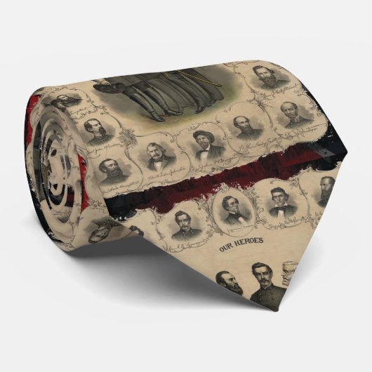 Zivile Kriegshelden Krawatte (Gerollt)