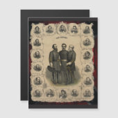 Zivile Kriegshelden Magnetkarte (Vorne/Hinten)