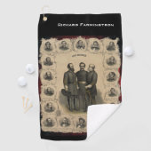 Zivile Kriegshelden Südgeneräle - Epischer Wert Golfhandtuch (Insitu)