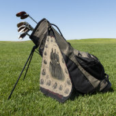 Zivile Kriegshelden Südgeneräle - Epischer Wert Golfhandtuch (Gras)