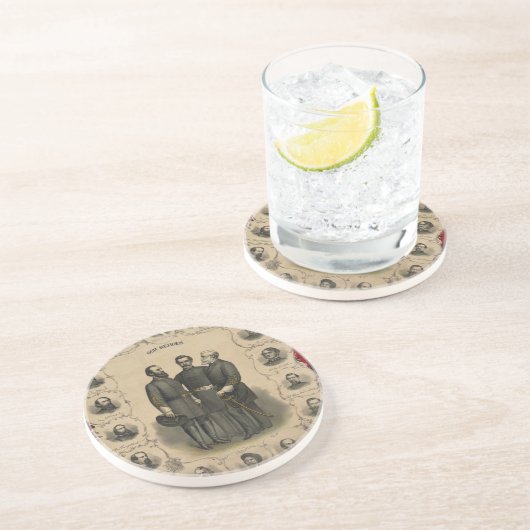 Zivile Kriegshelden Untersetzer (Seite)