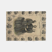 Zivile Kriegshelden 🎖️ ⚔️ USA Fleecedecke (Vorderseite (Horizontal))