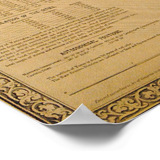 Zivile Kriegskarte von Washington DC 1862 Poster (Ecke)