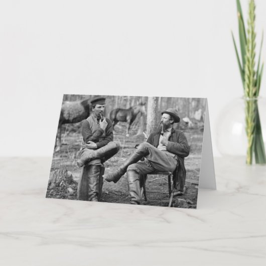 Zivile Kriegspfeifen, 1864 Karte (Vorderseite)