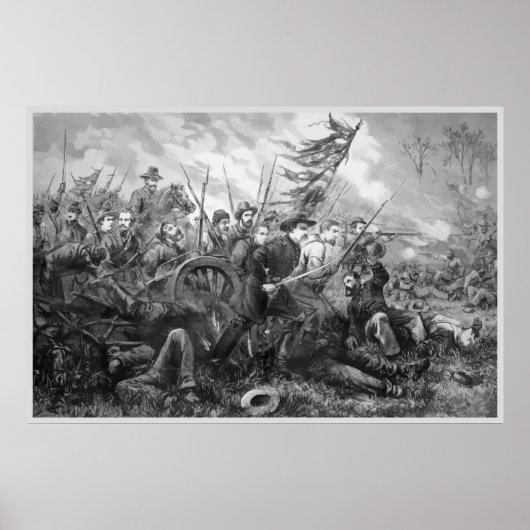 Zivile Kriegsschlacht Poster (Vorne)