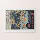 Zivile Kriegssoldaten - Vintages Comic Puzzle (Horizontal)