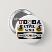 zivile Kriegsspaßkunst Button (Vorne & Hinten)