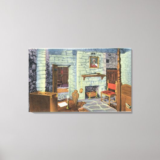 Zivile Kriegszeit 18 Pounders en Barbette Leinwanddruck (Vorderseite)