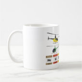 Zivile leichte Hubschrauber Chemie Kaffeetasse (Links)