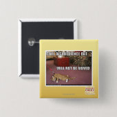 Zivile Missachtungs-Katze Button (Vorne & Hinten)