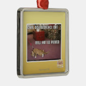 Zivile Missachtungs-Katze Ornament Aus Metall (Rechts)