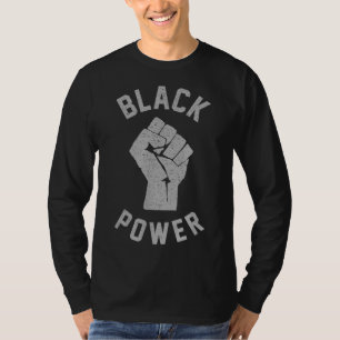 Zivile Rechte Schwarzer Power Faust T-Shirt