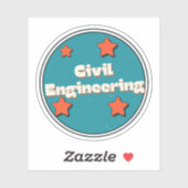 Zivile Technik Aufkleber (Blatt)