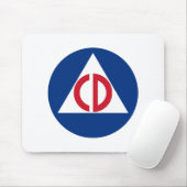 zivile Verteidigung Mousepad (Mit Mouse)