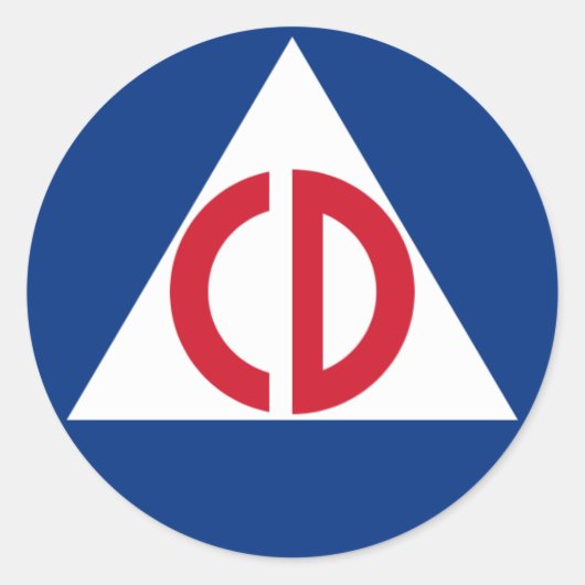 ziviler Aufkleber (Vorderseite)