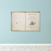 Ziviler Code, auf der Titelseite geöffnet, 1804 Leinwanddruck (Insitu (Holzboden))