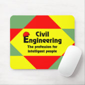Ziviler Engineeringblock Mousepad (Mit Mouse)