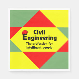 Ziviler Engineeringblock Serviette