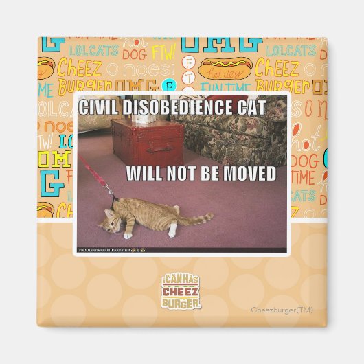 Ziviler Gehorsam Magnet (Vorne)