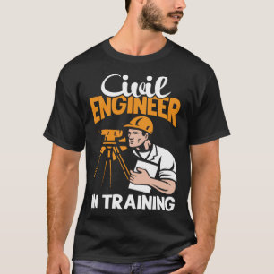 Ziviler Ingenieur bei der Prüfung des Passer Engin T-Shirt