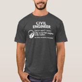 Ziviler Ingenieur Definition Hoch Engineering T T-Shirt (Vorderseite)