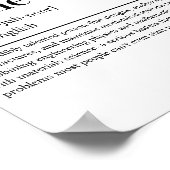 Ziviler Ingenieur Definition Spaß Engineering Gebu Poster (Ecke)