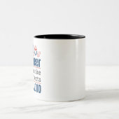 Ziviler Ingenieur, den ich Architekten gut aussehe Zweifarbige Tasse (Mittel)
