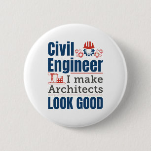 Ziviler Ingenieur, den ich Architekten gut machen  Button