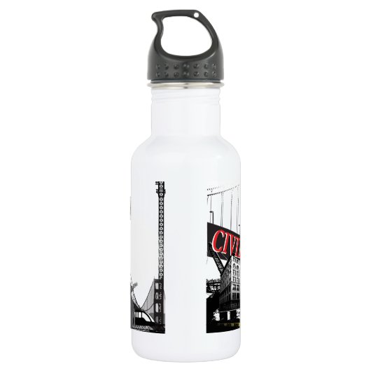 Ziviler Ingenieur Edelstahlflasche (Rückseite)