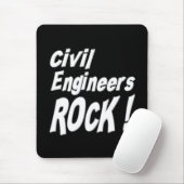 Ziviler Ingenieur-Felsen! Mousepad (Mit Mouse)