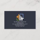 Ziviler Ingenieur für  Bauweise Visitenkarte (Rückseite)