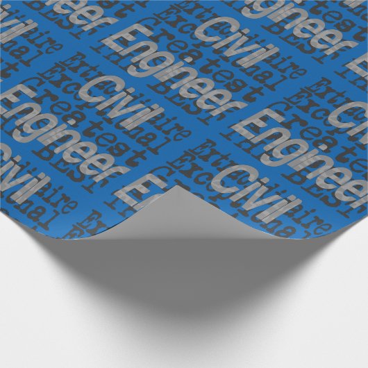 Ziviler Ingenieur Geschenkpapier (Ecke)
