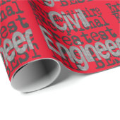 Ziviler Ingenieur Geschenkpapier (Rolleneckpunkt)