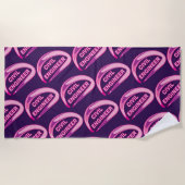 Ziviler Ingenieur in Rosa Strandtuch (Vorderseite)