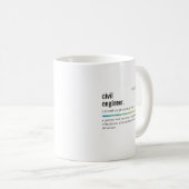 Ziviler Ingenieur Kaffeetasse (VorderseiteRechts)