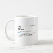 Ziviler Ingenieur Kaffeetasse (Links)
