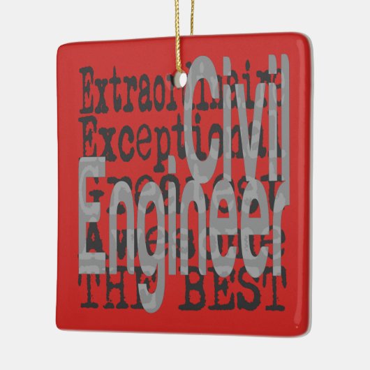 Ziviler Ingenieur Keramikornament (Links)