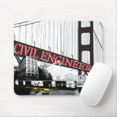 Ziviler Ingenieur Mousepad (Mit Mouse)
