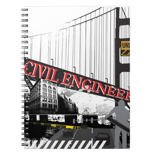 Ziviler Ingenieur Notizblock (Vorderseite)