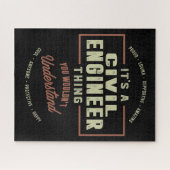 Ziviler Ingenieur Puzzle (Horizontal)