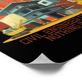 ziviler Ingenieur schloss nichts Unmögliches Poster (Ecke)