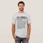 Ziviler Ingenieur T-Shirt (Vorne ganz)