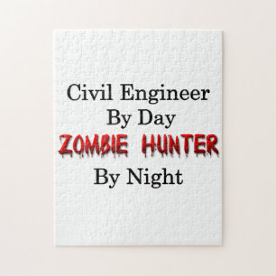 Ziviler Ingenieur-/Zombie-Jäger Puzzle