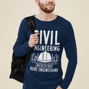 Ziviler Ingenieurweg besser als undurchsichtiges I T-Shirt