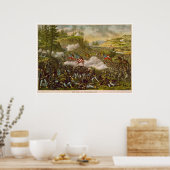 Ziviler Kampf gegen Chickamauga von Kurz & Allison Poster (Küche)