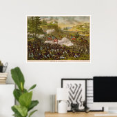 Ziviler Kampf gegen Chickamauga von Kurz & Allison Poster (Heimbüro)