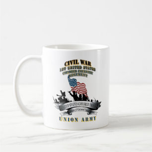 Ziviler Krieg - 1. Staaten Kolografie-Reg Kaffeetasse